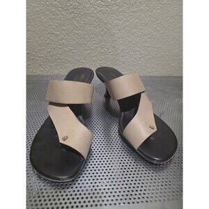 Donald J Pliner Viveca Kitten Heels Shoes Tan Leather Women's Size 7